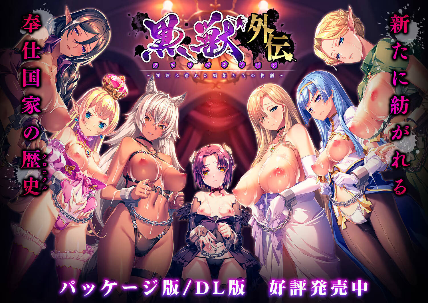 【PC / 汉化】黑兽外传 淫欲的娼馆 / 黒獣外伝 ～淫欲に溺れた娼姫たちの物語～-玖黎ACG